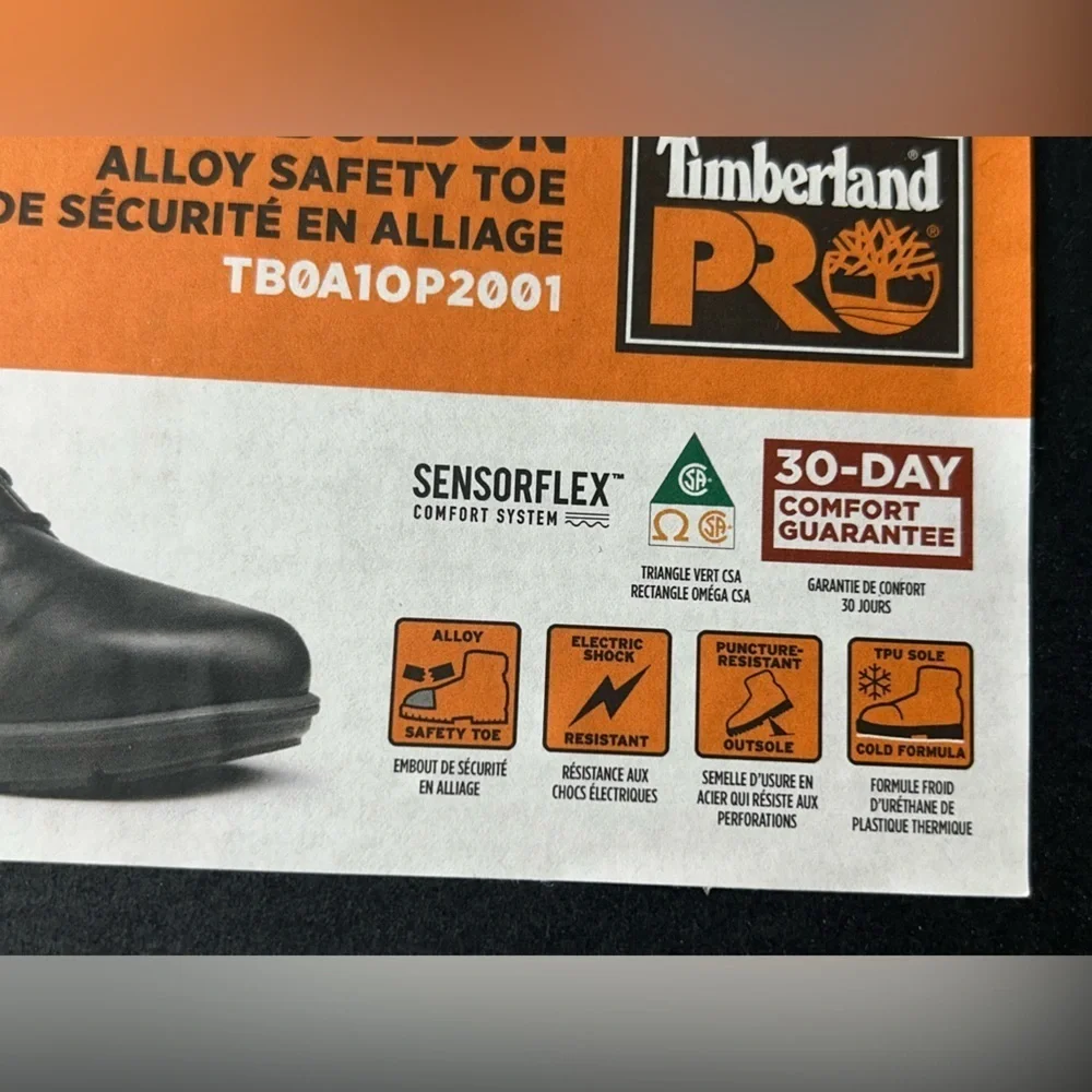 COPY - Timberland PRO Men's Boldon Industrial Shoe - Size 10 - Picture 8 of 10